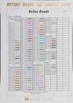 Miyuki Delica Bead Sample Cards